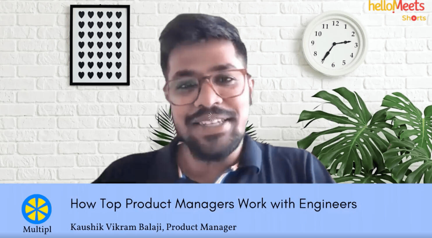 Product Managers and Engineers Collaboration: I was invited by HelloMeets to talk about how effectively PMs can collaborate with engineers.