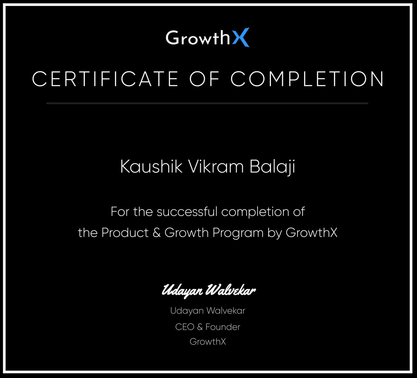 GrowthX Fellowship, Growth &amp; Product, Business &amp; Social Skills